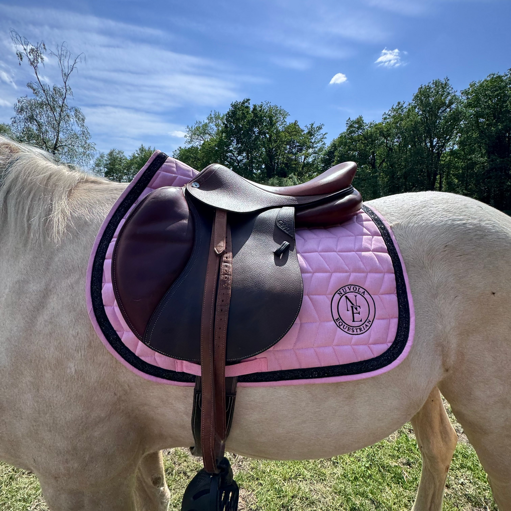 AURA - Tapis de selle - Rose poudré