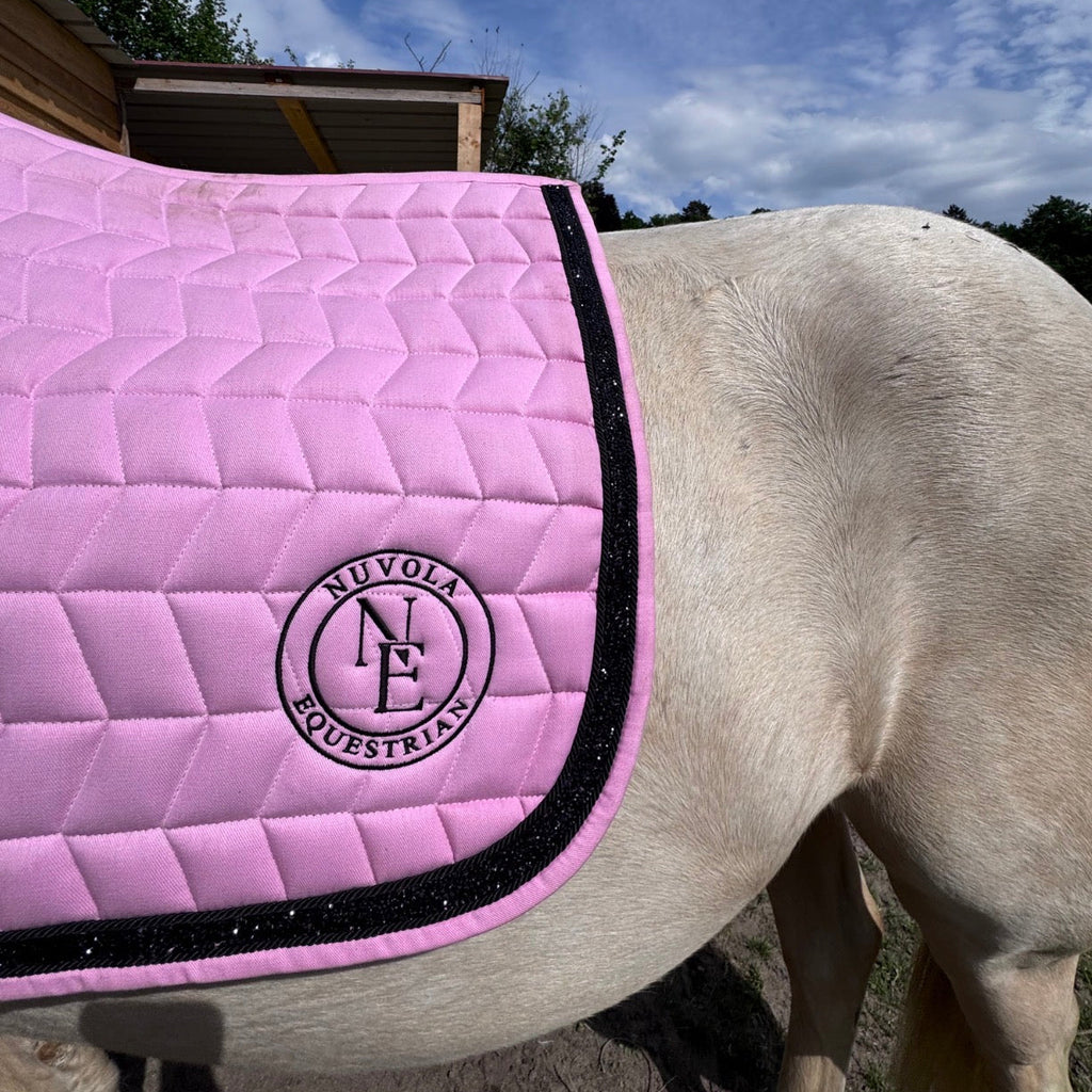 AURA - Tapis de selle - Rose poudré