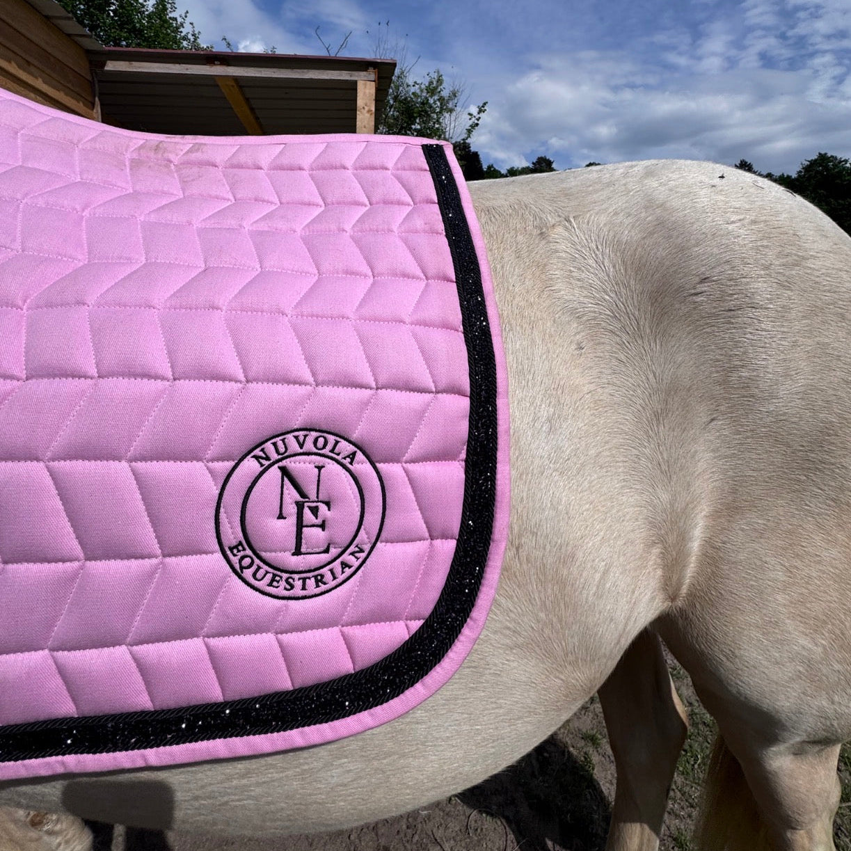 AURA - Tapis de selle - Rose poudré